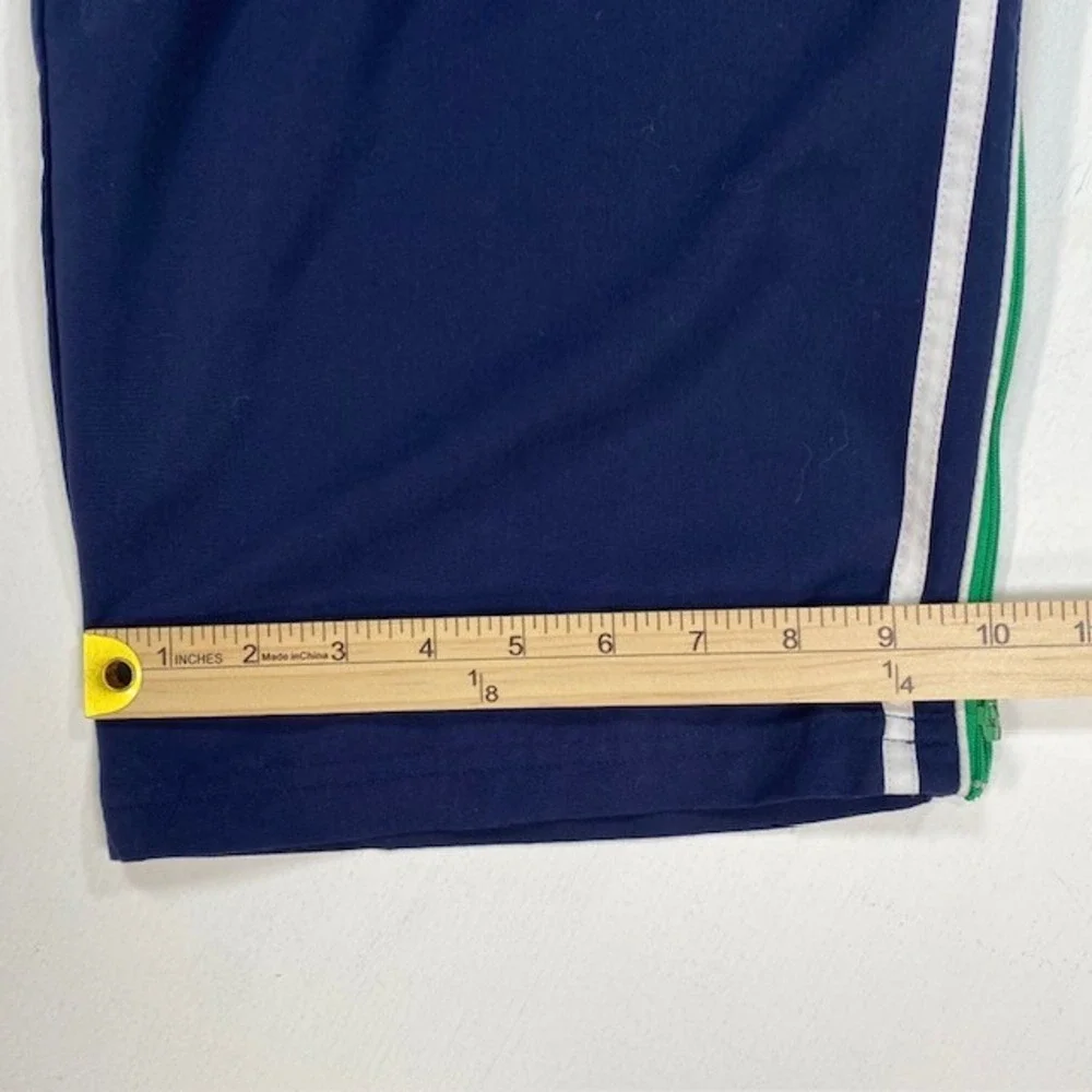 Spalding Mens XL Navy Blue Track Pants Side Stripe Elastic Waist Athletic XL‎